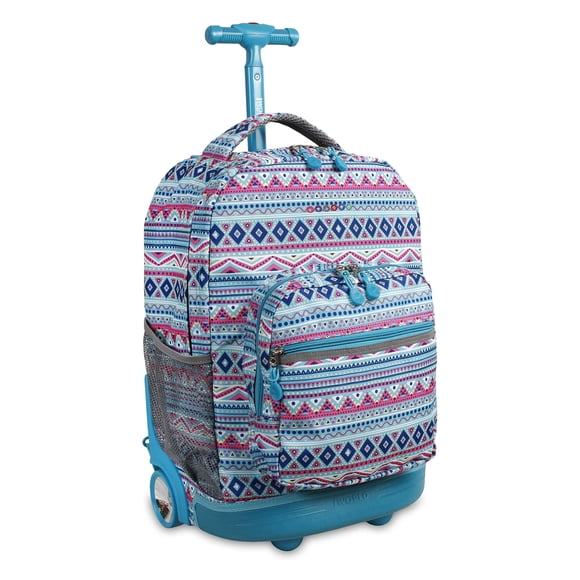 Mochila con ruedas J World New York Sunrise, MINT TRIBAL