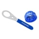 thumbnail image 2 of Herramienta De Instalación De Extracción De Bicicleta De Anillo De Bloqueo De Plato 12S Azul + Llave, 2 of 5
