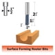 thumbnail image 3 of Broca de punta redonda extendida Bosch 85451M con punta de carburo, 1,27 x 2,54 cm, 3 of 3