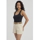 thumbnail image 4 of Polera Mujer Lisa Doble Capa Negro, 4 of 6