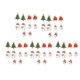 thumbnail image 3 of 50 Piezas De Aleación De Encantos Mixtos De Navidad Diy Colgantes Adorno Decoración De Fiesta En Casa, 3 of 5