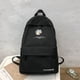 thumbnail image 1 of Teen School Bag for Girls Backpack Women Printing Bookbags Middle Student Schoolbag Large Black Cute Flowers Nylon Bagpack, 1 of 3