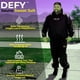 thumbnail image 4 of Traje de sauna resistente DEFY para perder peso, sudadera con capucha que envuelve todo el cuerpo para hombre y mujer, antidesgarros, equipo de gimnasio, entrenamiento y ejercicio, 4 of 7