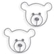 thumbnail image 1 of Colgador de Pared The Bear Gris Balvi, 1 of 4