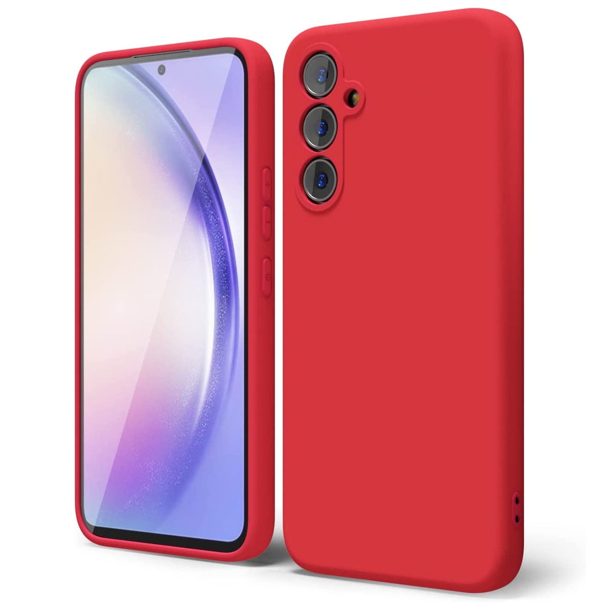 Joigo - Carcasa Para Samsung A24 Goma Rojo