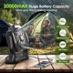 thumbnail image 2 of Ventilador portátil Peouix 20000 mAh recargable LED USB para camping, 2 of 3