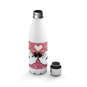 Creango - Botella Agua Termica Mickey Mouse De Acero Inoxidable