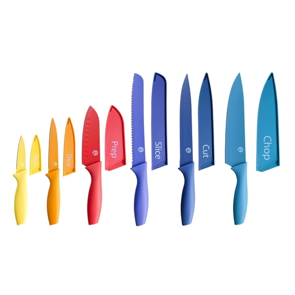 Set de Cuchillos de Cocina MasterChef 12 pcs Acero Inoxidable Colores