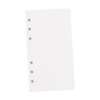 Ioensy - Papel De Repuesto A6, Insertos Gruesos Para Diarios, Carpeta A6, Registros De Reuniones En Blanco