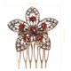 thumbnail image 2 of 5 peinetas para el pelo para mujer, estilo retro dorado, decorativas para novias y bodas., 2 of 8