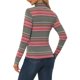 thumbnail image 3 of INSPIRE CHIC Blusa de Mujer de Cuello Alto a Rayas de Manga Larga para Fiesta de Navidad para Uso Casual o de Trabajo S Rayas Rojas, 3 of 6