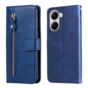Gangxun - Funda Con Cremallera Para Xiaomi Poco X7 Pro, Carcasa Cartera De Cuero Pu Con Soporte Y Tarjetero