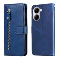 Gangxun - Funda Con Cremallera Para Xiaomi Poco X7 Pro, Carcasa Cartera De Cuero Pu Con Soporte Y Tarjetero
