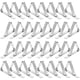 thumbnail image 1 of Pinzas para mantel tripolares de acero inoxidable, paquete de 32, 1 of 7
