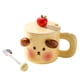 thumbnail image 4 of Taza De Té Novedad Bebida Hotel Hogar Con Cuchara Dormitorio Jugo Taza De Café De Cerámica Perro Amarillo, 4 of 5