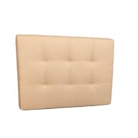 Muebles New - Respaldo Plaza Y Media Beige Lino