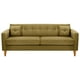 thumbnail image 1 of Sofa New Retro 3CG Felpa 04 Verde Musgo, 1 of 6