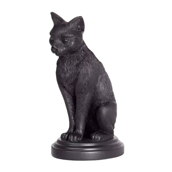 Candelabro Cónico De Mesa, Candelabro Gótico De Resina Para Halloween, Gato Negro