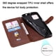 thumbnail image 2 of Funda con Cremallera para Motorola Moto G9 Plus, Carcasa Cartera de Cuero PU con Soporte y Tarjetero, 2 of 5