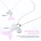 thumbnail image 5 of 2 piezas de collar con colgante de cola de sirena, cola de pez, joyería de océano, collar de buena suerte, amuletos de amistad, regalo para mujeres y niñas, decoración de cumpleaños, color rosa y plat, 5 of 7