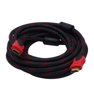 Genérico - Cable Hdmi 10 Metros, Doble Filtro Malla, En Bolsa
