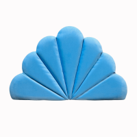 Muebles Rimar - Respaldo Coral 1 1/2 Celeste Felpa