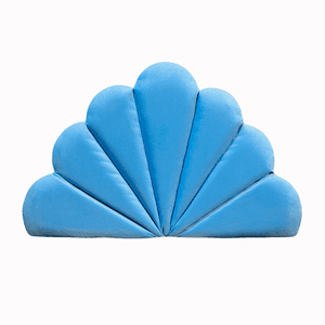 Muebles Rimar - Respaldo Coral 1 1/2 Celeste Felpa