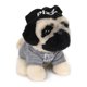 thumbnail image 2 of Gorro de peluche GUND Doug The Pug para pizza con forma de perro, 13 cm, 2 of 4