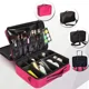 thumbnail image 1 of Maleta Bolso Maquillaje Portatil Cosmeticos Viaje Grande Fucsia, 1 of 3