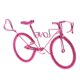 thumbnail image 4 of Hecho a mano Metal Bicicleta Modelo Juguete Arte Artesanía Oficina Escritorio Escaparate Decoración Rosa, 4 of 5