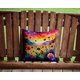 thumbnail image 2 of Almohada Decorativa Colorful Scabiosa 14x14, 2 of 6