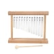 thumbnail image 1 of Carillón de viento de mesa, instrumento de percusión, herramienta didáctica, carillón de mano con soporte de madera para actuaciones en aula para, 1 of 5