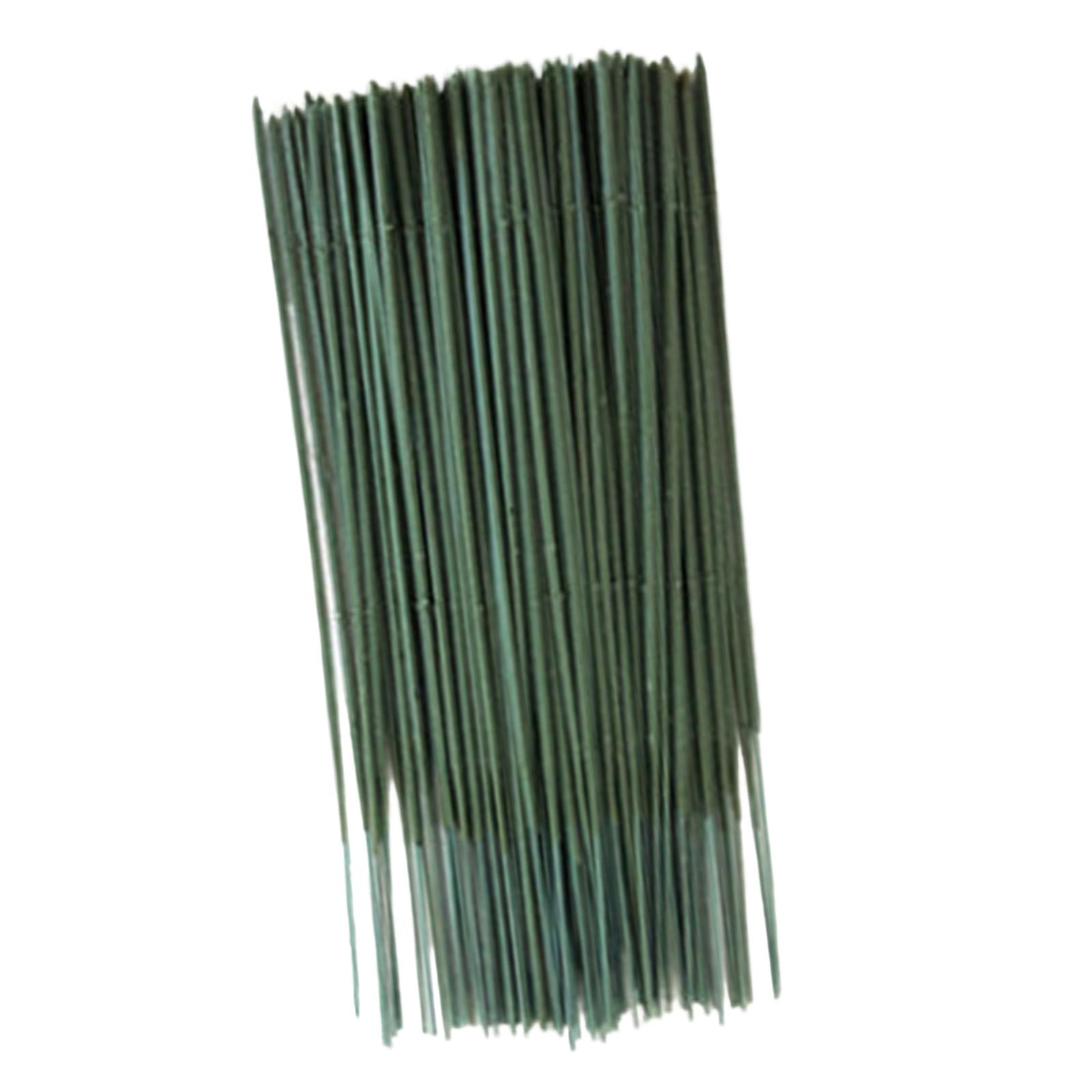 Bothyi - 100x Tallos De Flores Artificiales, Varilla Floral, Alambres De Floristería, Poste De Flores, Artesanía Diy De 18cm