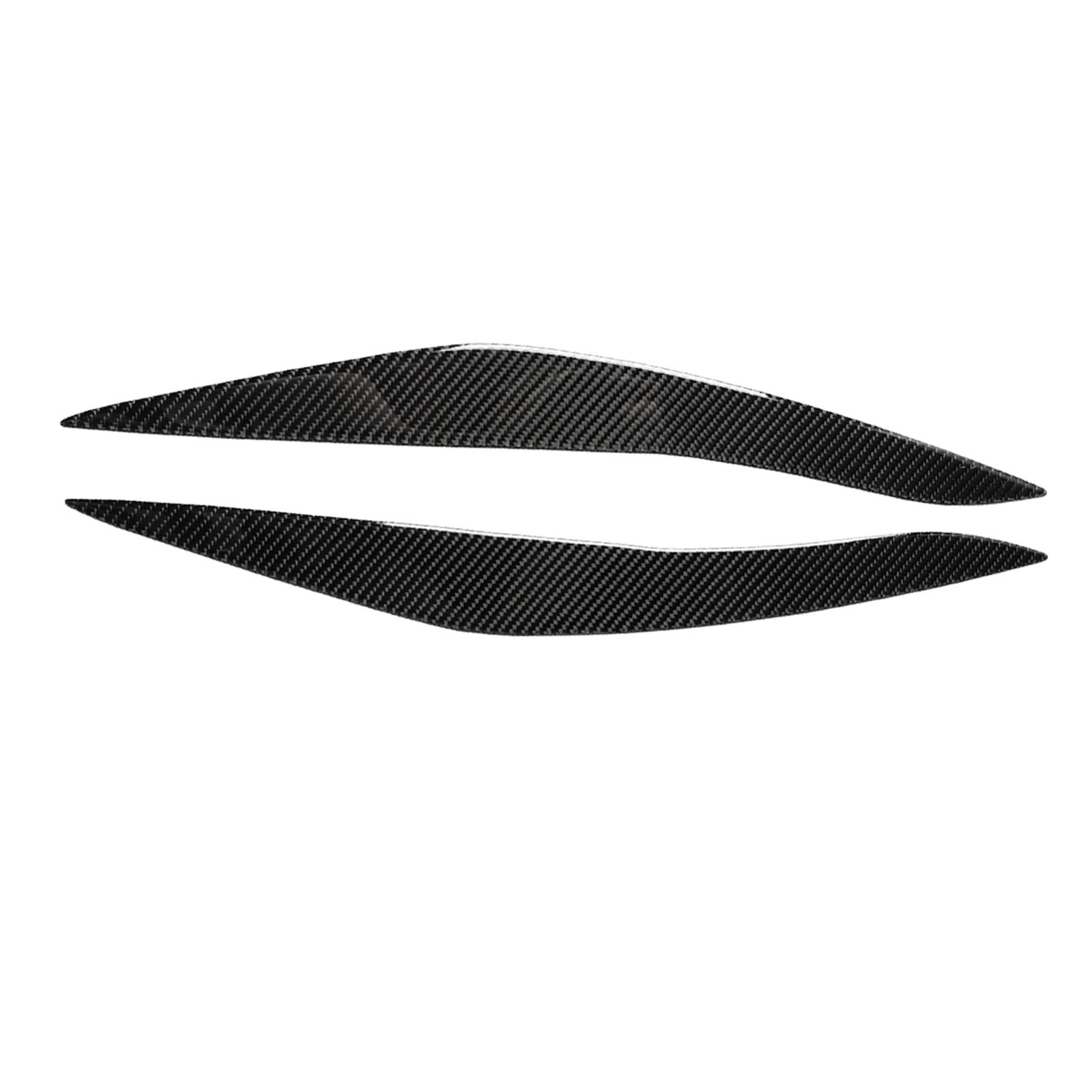 Ioensy - 2 Piezas De Cubierta De Párpado De Ceja De Faro Para Bmw 5 Series F10 520Li 525