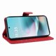 thumbnail image 5 of Funda tipo cartera con tapa para Motorola MOTO G57 Power 5G con tarjetero, soporte y cubierta magnética Rojo, 5 of 5