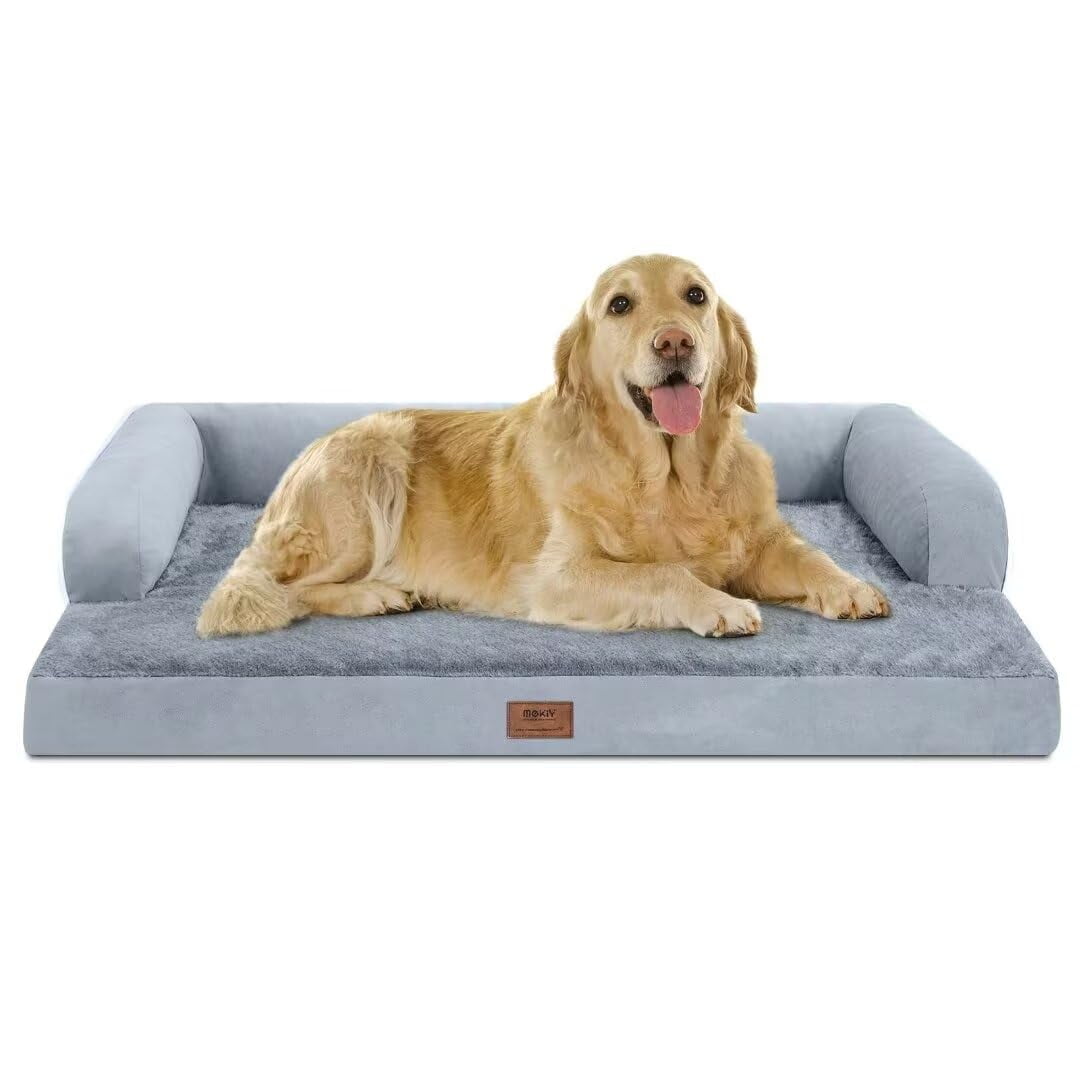 Cama Para Perros Mekiy, Ortopédica, Espuma Viscoelástica, Impermeable, Xl