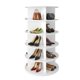 thumbnail image 1 of SpaceAid Estantería giratoria de 5 niveles para zapatos – Blanco, 1 of 7