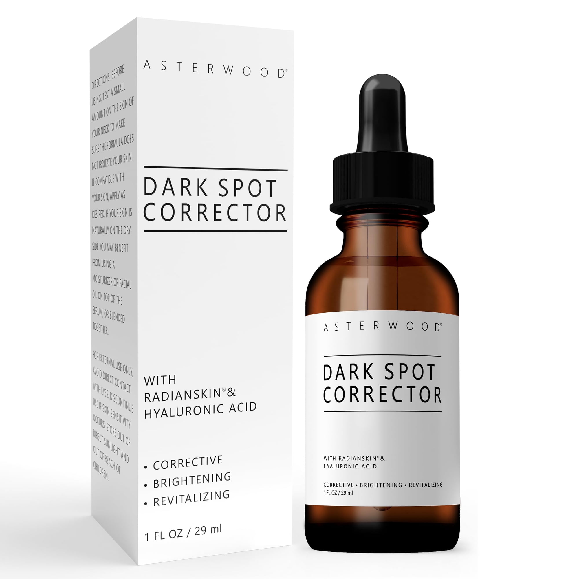 Sérum Corrector De Manchas Oscuras Asterwood Radianskin 29 Ml