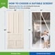 thumbnail image 2 of Puerta mosquitera magnética QNLONG blanca 90x210 cm con imanes, 2 of 8