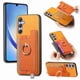 thumbnail image 1 of Funda Magnética para Samsung Galaxy A34 con Billetera y Anillo, Protector Resistente Orange, 1 of 5
