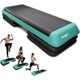 thumbnail image 1 of Plataforma de step aeróbico tamaño Health Club, gris y negra, 1 of 3