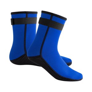 Ioensy - Calcetines De Buceo Con Correa De Ajuste Calcetines De Agua Flexibles Hombres Mujeres Calcetines De Natación M Azul