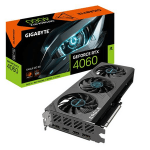 Gigabyte - Tarjeta De Video Geforce Rtx 4060 Eagle Oc, 8Gb Gddr6, 128-Bit, Pci-E 4.0