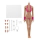 thumbnail image 2 of 1 6 Cuerpo De Pecho Grande Sin Costura Figura Muñeca Caucho Bronceado Piel Juguete De Capa, 2 of 4