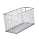 thumbnail image 1 of Cesta De Almacenamiento De Malla De Alambre, Contenedor Organizador Para Cocina, Baño, Despensa, Color Plateado, 1 of 5