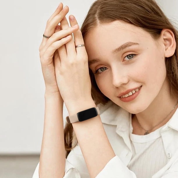 Ecogbd Cinturino di ricambio in nylon compatibile con Fitbit Inspire 3 2 1/HR/Ace 3/Ace 2, Tessuto morbido traspirante, Cinturini sportivo regolabile per uomo e donna