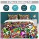 thumbnail image 5 of Super Mario 3-Piece Comforter Set for Bedroom Super Mario Bedding Set for Kids Adults Soft Microfiber Duvet Cover Set with Zipper Closure, 5 of 5