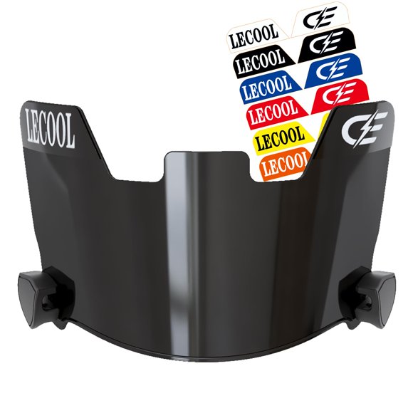 Casco LeCool con visera de fútbol multicolor para adultos y jóvenes