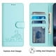 thumbnail image 4 of Funda tipo cartera FOXDOCK para Samsung Galaxy A12 5G/M12 con soporte, ranuras, RFID, diseño de gato, 4 of 5