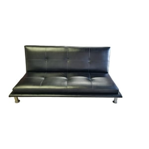Diseños Valestrini - Sofa Cama Ecocuero Negro